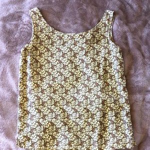 Anne Pinkerton VINTAGE silk tank top